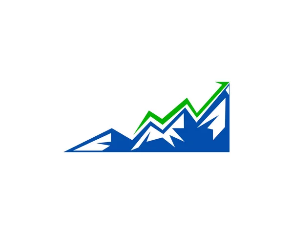 Montañas Logotipo Diseño Vector Plantilla — Archivo Imágenes Vectoriales