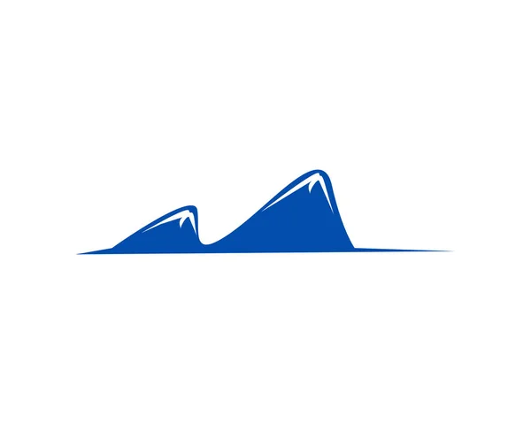 Modèle Vectoriel Conception Logo Des Montagnes — Image vectorielle