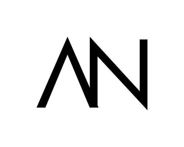Mektup Bir Logo Tasarım Şablonu Öğeleri Vektör — Stok Vektör