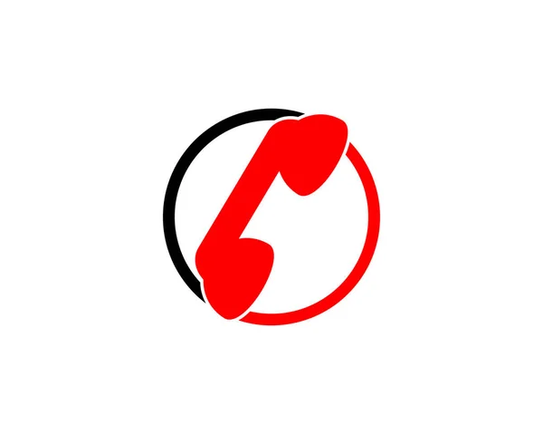 Telefon Symbol Vektor Telefon Logo — Stockvektor
