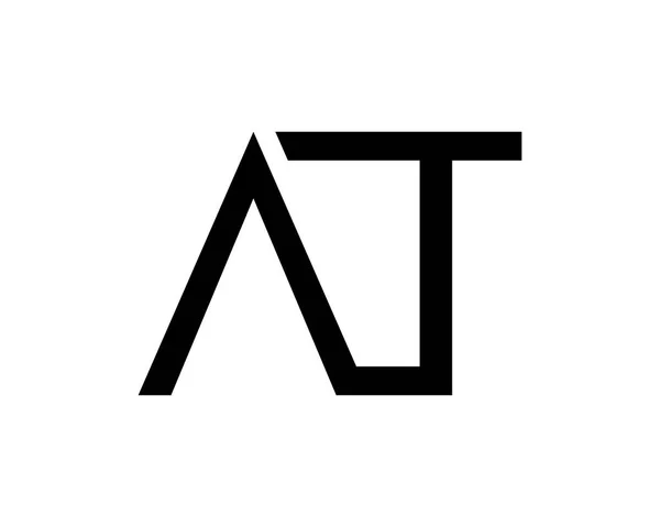 Lettera Logo Modello Vettore Progettazione — Vettoriale Stock