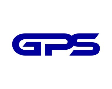 İlk Gps harf Logo şablonu tasarlamak vektör