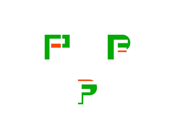 Набір Початкової Літери Шаблон Логотипу Векторний Дизайн — стоковий вектор