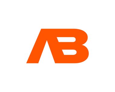 İlk Ab harf Logo tasarımı