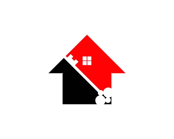 Huis Belangrijke Logo Home Belangrijke Logo — Stockvector