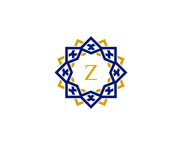 Начальный Логотип Буквы Роскошным Орнаментом — стоковый вектор