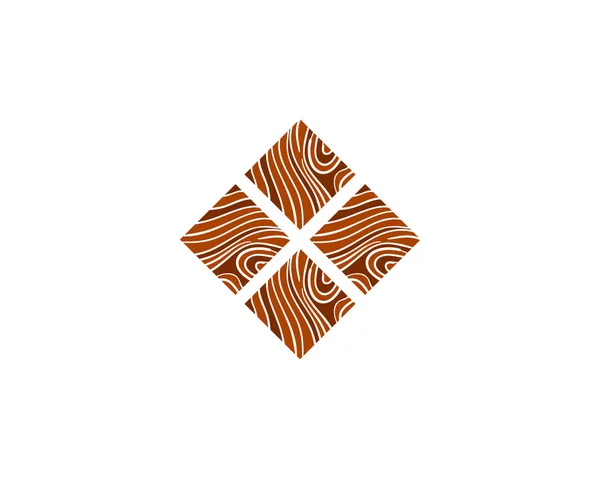 Vektor Logo Parkett Laminat Fußböden Fliesen — Stockvektor