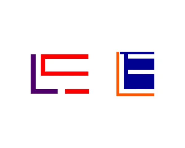 Ensemble Conception Initiale Modèle Logo — Image vectorielle