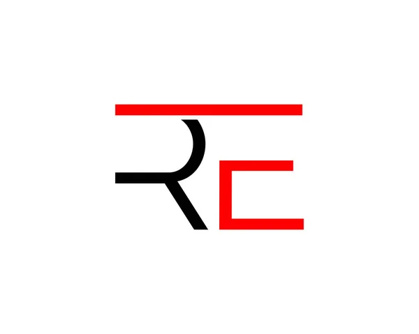 再デザインのロゴの頭文字 — ストックベクタ
