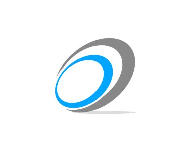 İlk harf O Logo tasarım şablonu