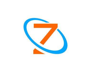 İlk harf Z logo şablonu tasarımı