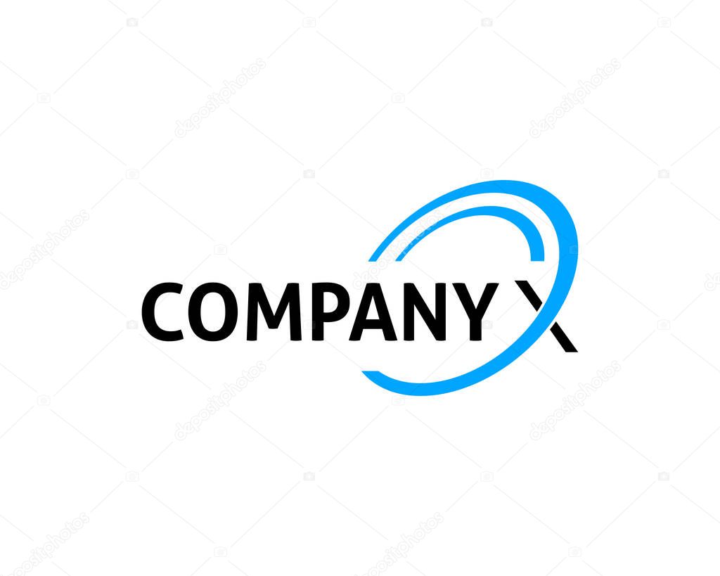 Initial letter X logo template design