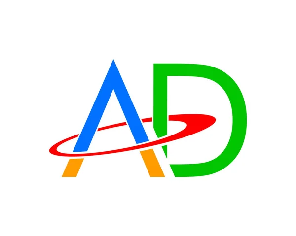 Lettre Éléments Modèle Conception Logo — Image vectorielle