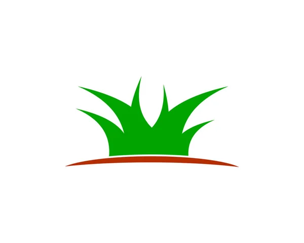 Шаблон Дизайну Логотипу Трави — стоковий вектор