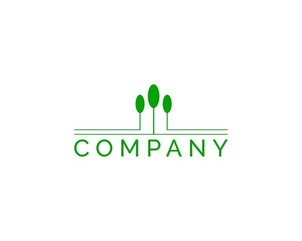 Зеленого Парку Логотипу Еко Парк Векторний Логотип — стоковий вектор