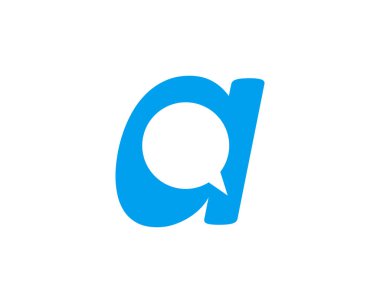 Mektubu ilk sohbet Logo tasarım şablonu