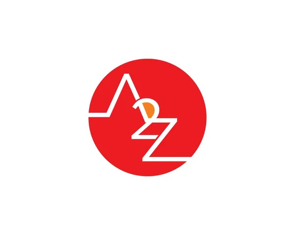 Логотип Оригинального Письма A2Z — стоковый вектор