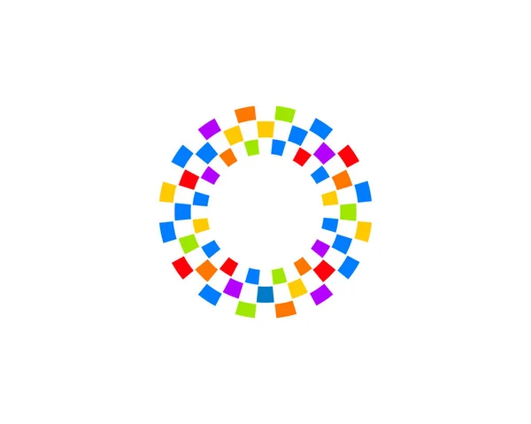 Soyut daire Logo şablonu