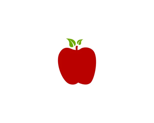 Πρότυπο λογότυπου εικονιδίου σχεδίασης διανύσματος Apple — Διανυσματικό Αρχείο