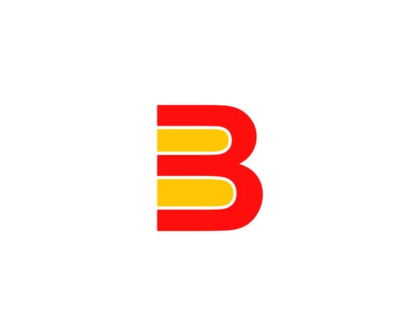 Carta inicial B elemento de modelo de design do logotipo — Vetor de Stock