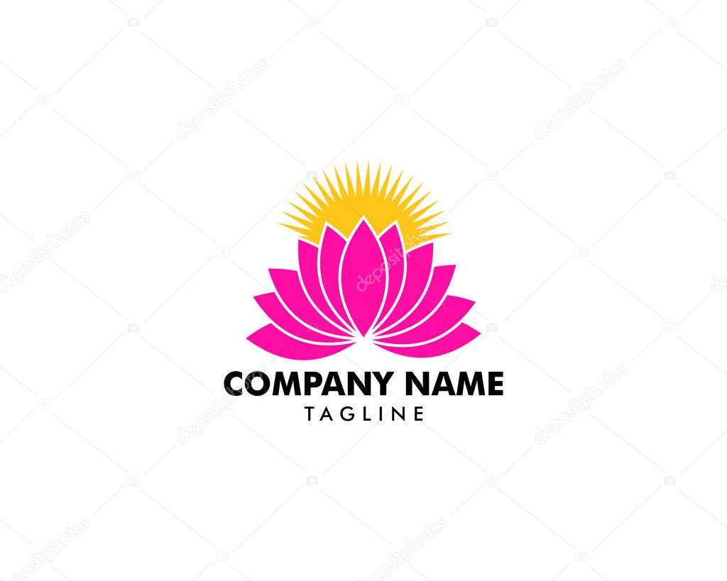 Lotus flower logo, Lotus flower