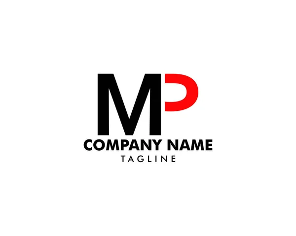 İlk Harf Vekil Logosu Tasarım Vektörü