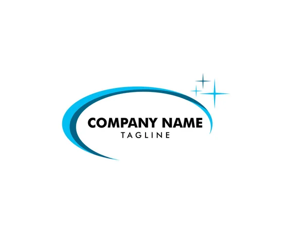 Service de nettoyage Logo d'entreprise Design — Image vectorielle