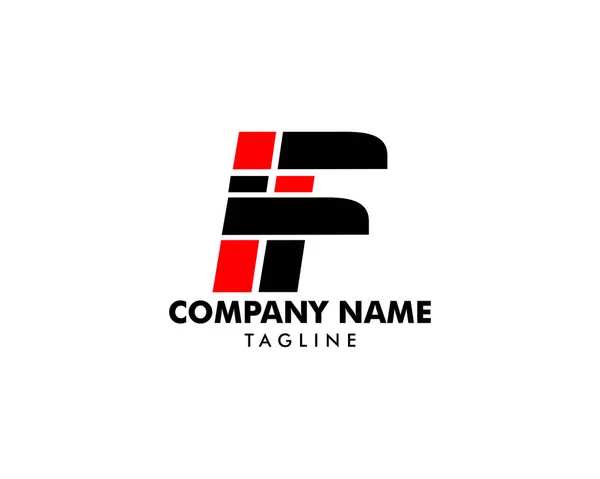 Initiële brief FF Logo Model Ontwerp — Stockvector
