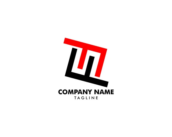 Carta inicial FF Logo Template Design — Vetor de Stock