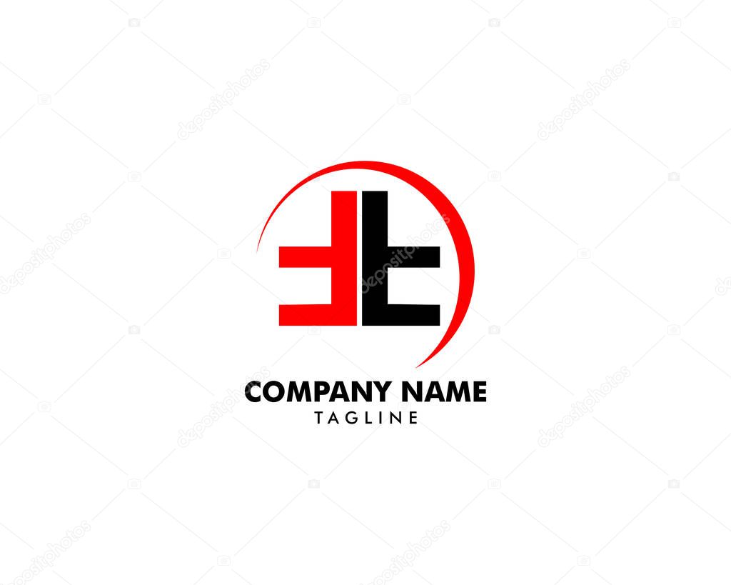 Initial Letter TT Logo Template Design