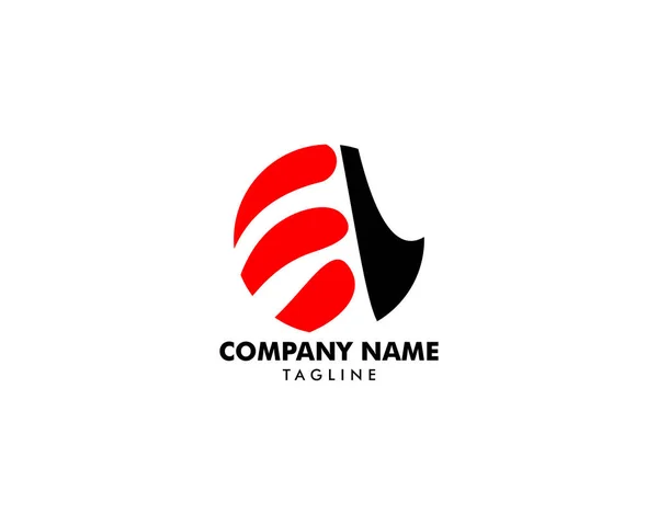 Logotipo de letra inicial EL Template Vector Design —  Vetores de Stock