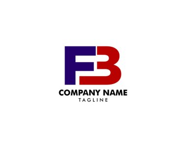 İlk Harf FB Logo Şablonu Tasarımı