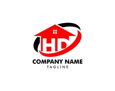 Hd Harf Gayrimenkul Logo Tasarımı