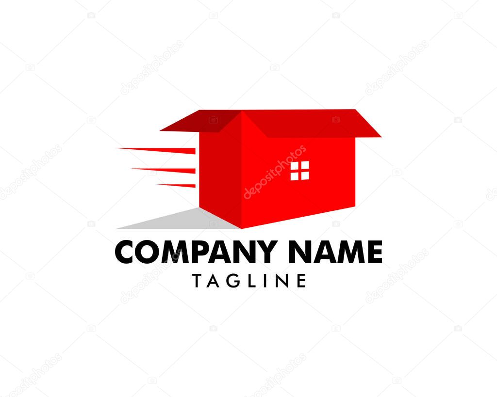 House Moving Logo Design Template