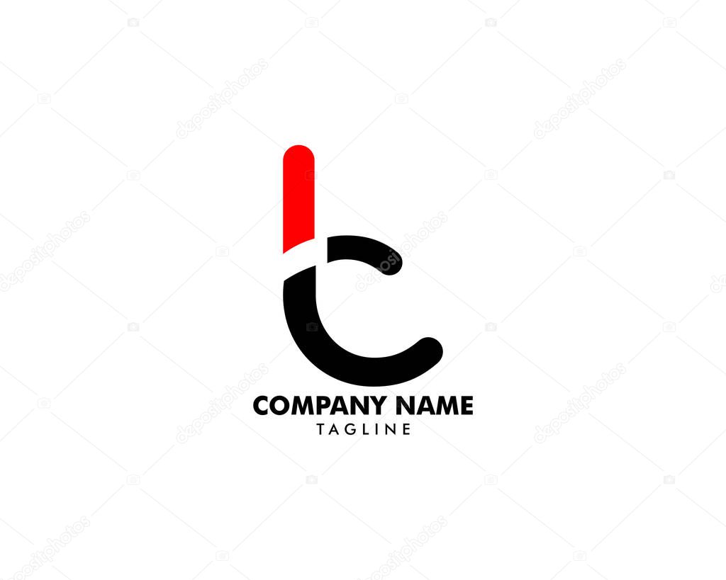 Initial Letter LC Logo Template Design