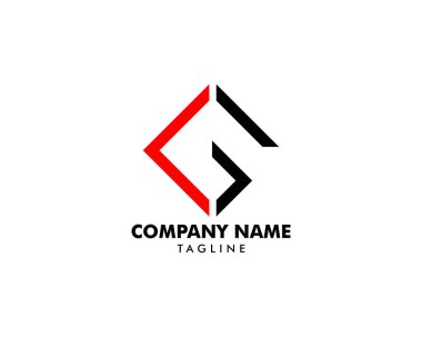 İlk harf Lg Logo tasarım şablonu