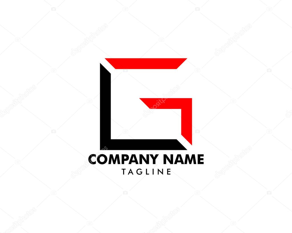 Initial Letter LG Logo Template Design