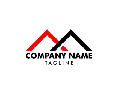 Başlangıç Harfi M Logo Şablonu Tasarımı