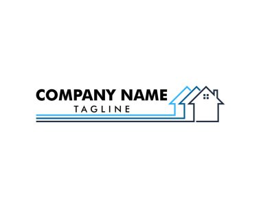 Ev hareketli logo tasarım şablonu