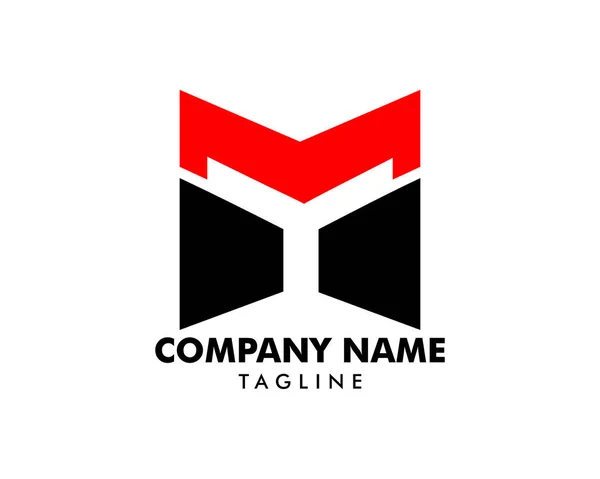 Lettre initiale MA conception de modèle de logo — Image vectorielle