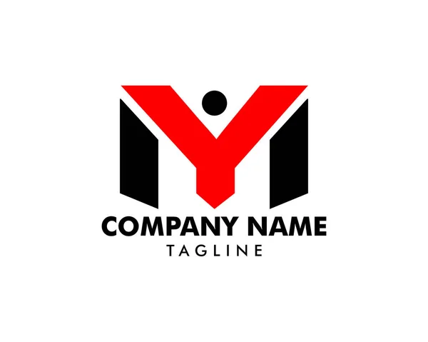 Lettre MY People Logo Design Inspiration — Image vectorielle