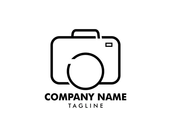 Photographie appareil photo logo icône vectoriel modèle — Image vectorielle