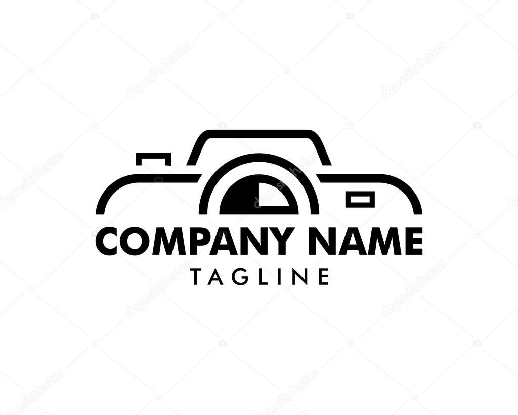 Camera photography logo icon vector template