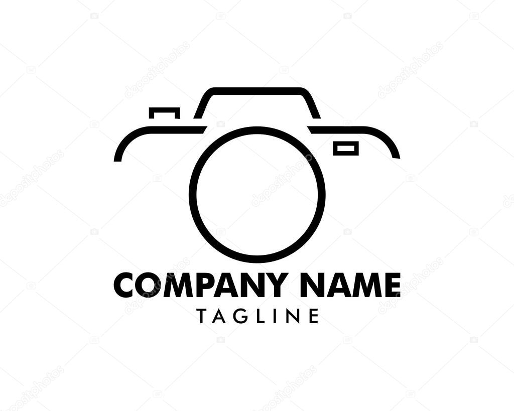 Camera photography logo icon vector template