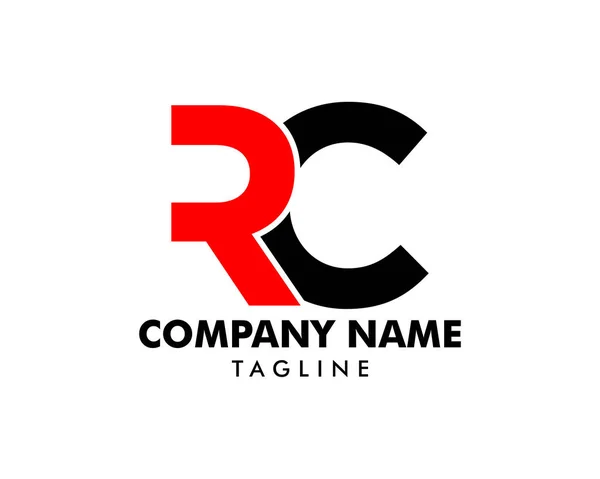 İlk Harf RC Logo Şablonu Tasarımı