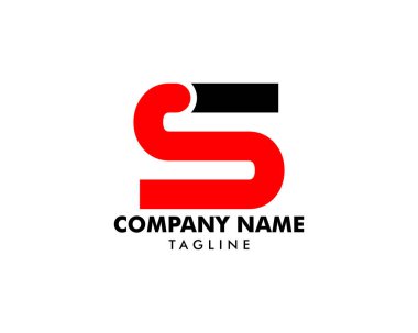 S Harfi Logo Şablon Tasarımı
