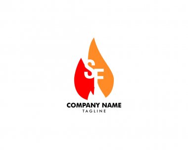 İlk Harf Sf Yangın Logo Tasarımı