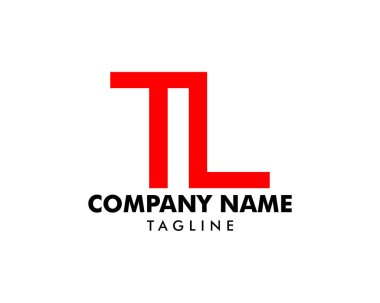 İlk Harf Tl Logo Simge Tasarım Şablonu