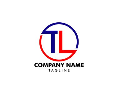 İlk Harf Tl Logo Simge Tasarım Şablonu