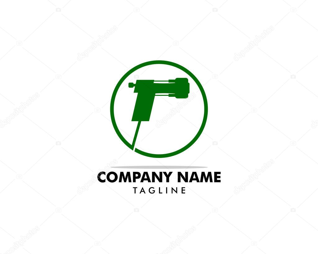 Spray foam insulation icon vector logo illustration